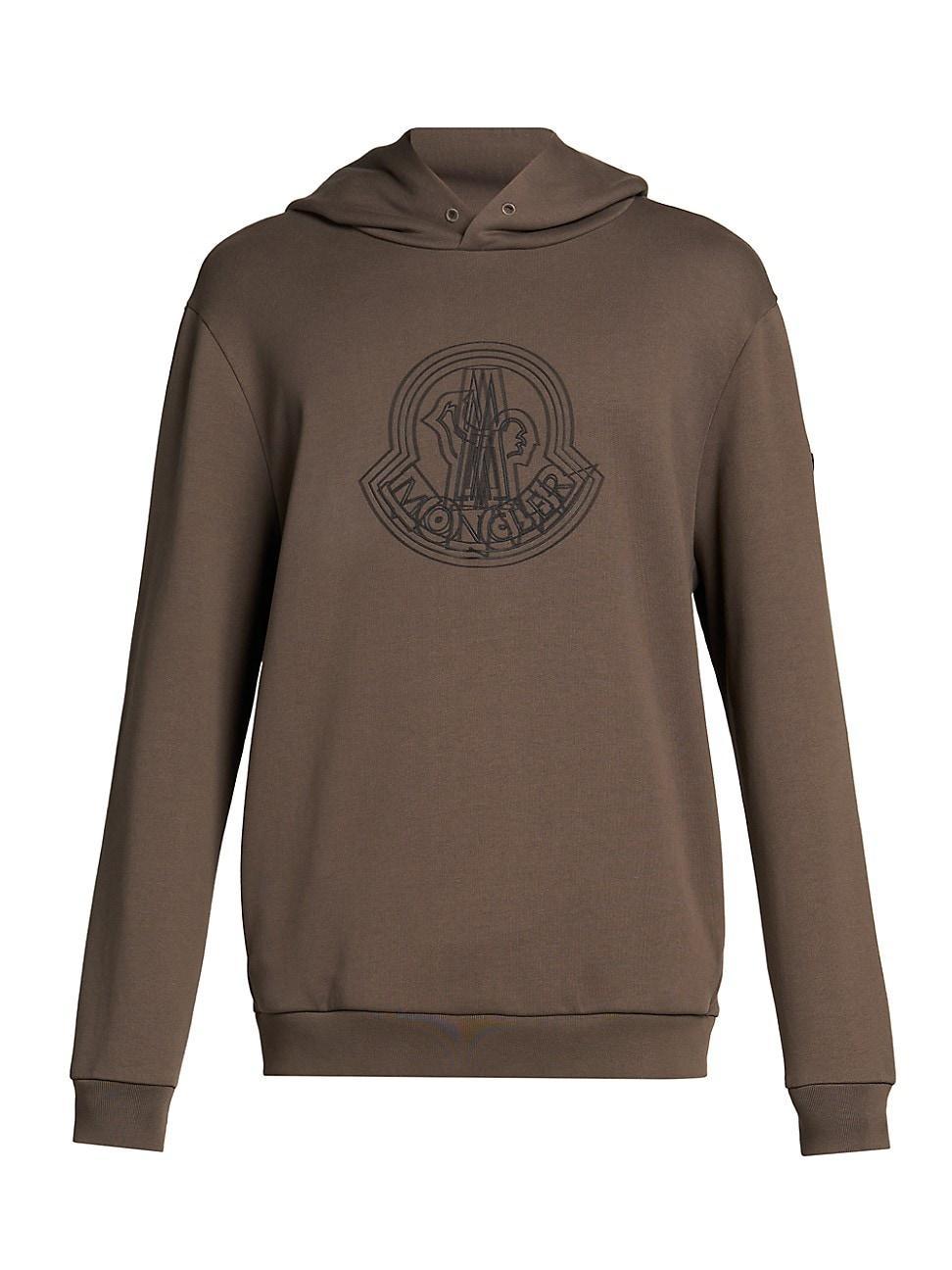 Mens Logo Cotton Long-Sleeve Hoodie Product Image