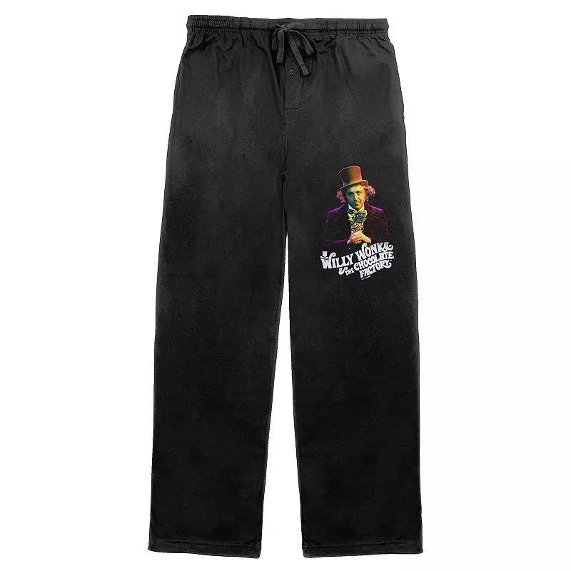 Mens Willy Wonka Pajama Pants Product Image