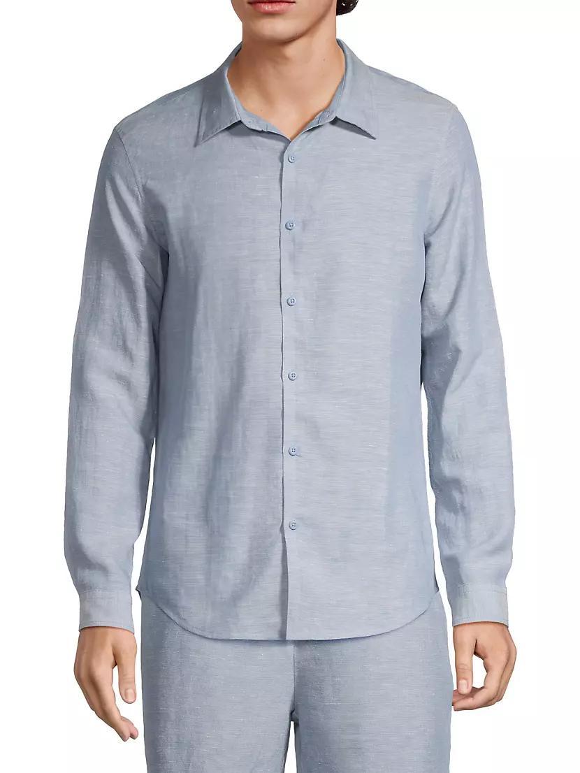 Mens Air Linen-Blend Shirt Product Image