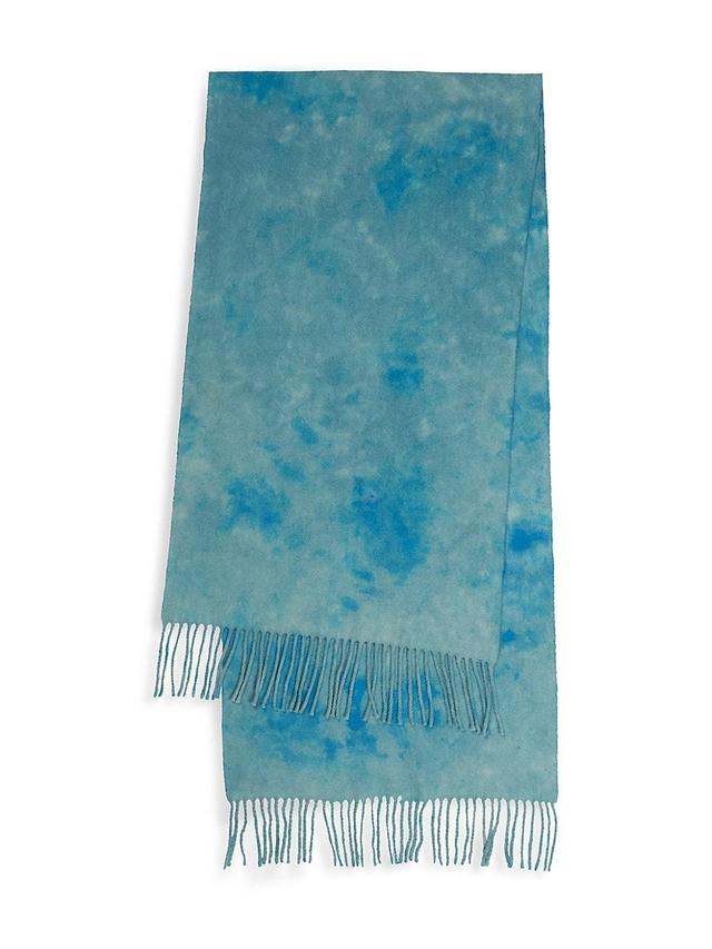 Mens Tie-Dye Wool Scarf Product Image