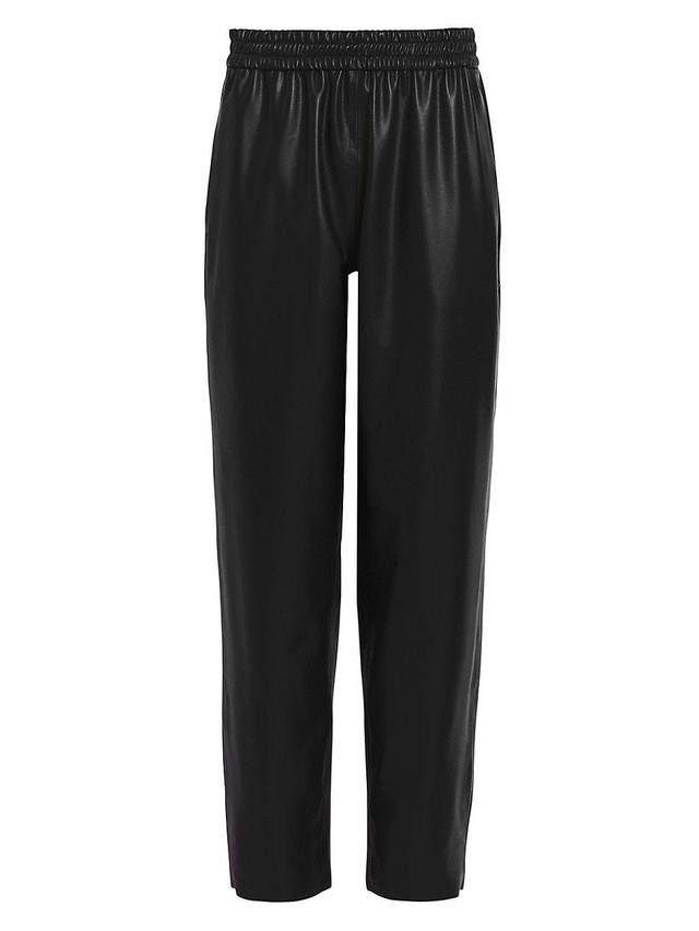 Womens Jen Faux Leather Joggers Product Image