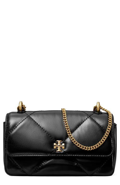 Tory Burch Kira Diamond Quilted Leather Mini Flap Bag Product Image