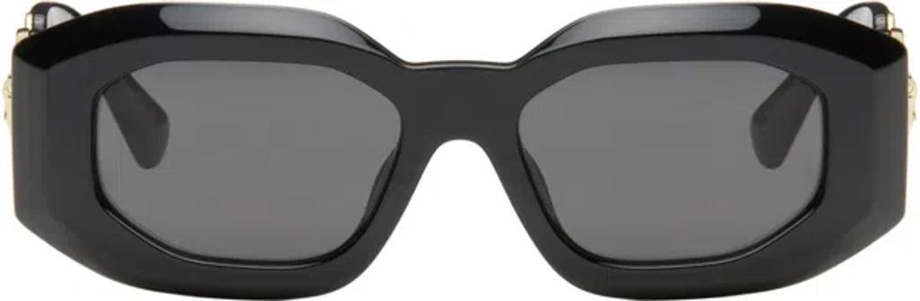 VERSACE Black Maxi Medusa Biggie Sunglasses Product Image