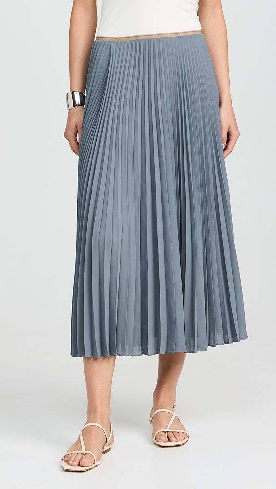 Vince Draped Pleated Skirt | Shopbop Product Image