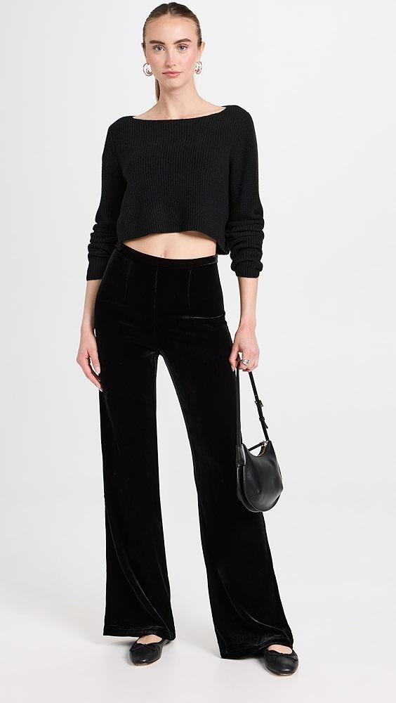 Le Kasha Cannes Cashmere Cropped Sweater | Shopbop Product Image