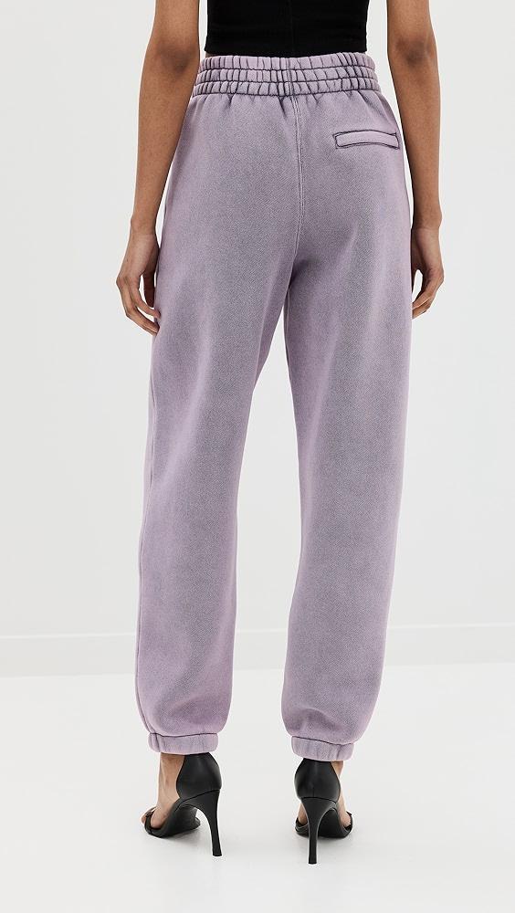 Alexander Wang Essential Terry Classic Sweatpants Puff Paint Logo | Shopbop Product Image