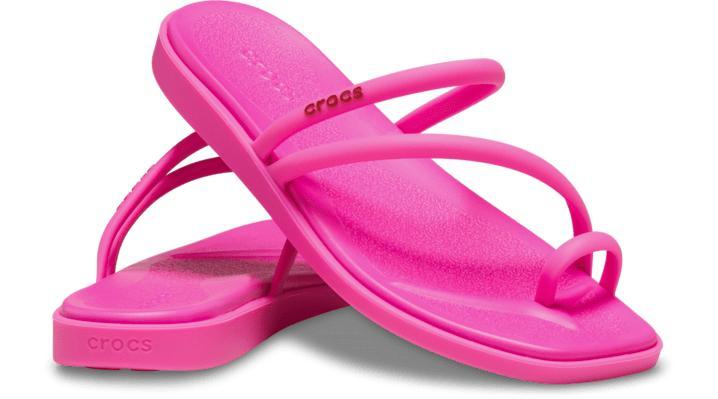 Womens Crocs Miami Toe Loop Sandal - Lava Product Image