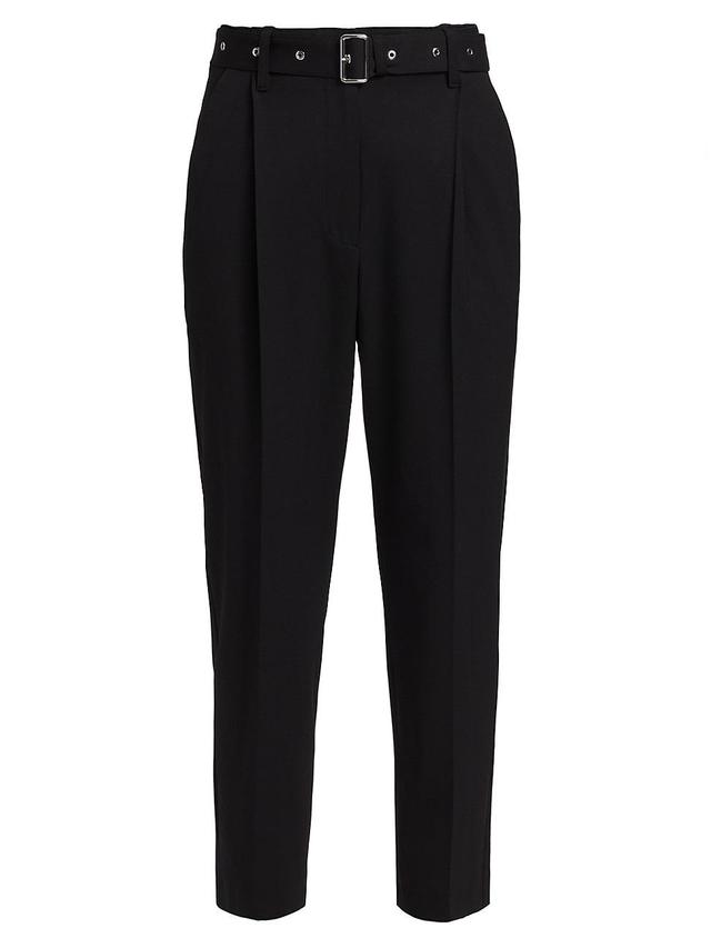 Proenza Schouler Upcycled Crop Stretch Wool Carrot Pants Product Image