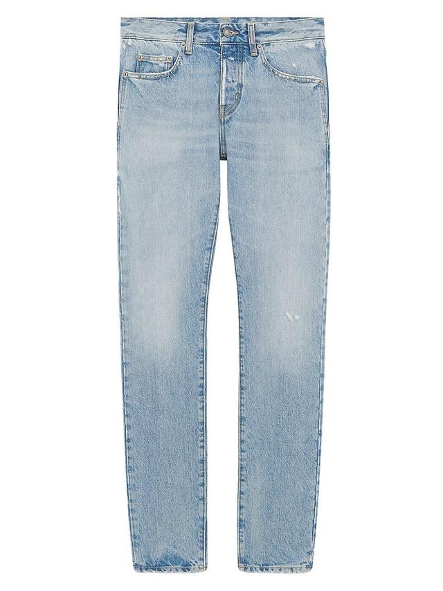 Mens Slim-Fit Jeans in Waves Denim Product Image