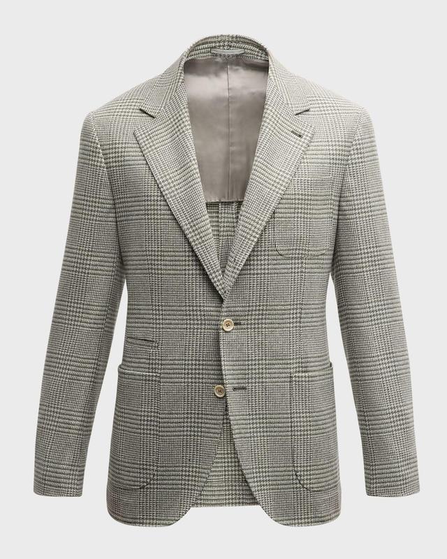 Mens Glen Check Two-Button Sport Coat Product Image