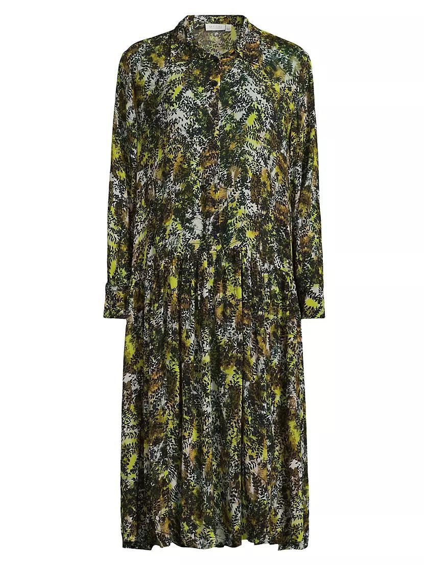 Nergis Leafy Shirtdress Product Image