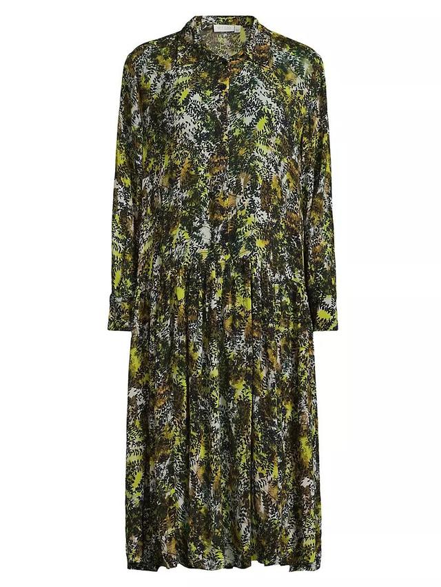 Nergis Leafy Shirtdress Product Image