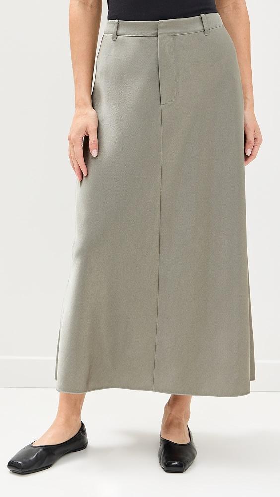 Vince Satin Trouser A Line Skirt | Shopbop Product Image