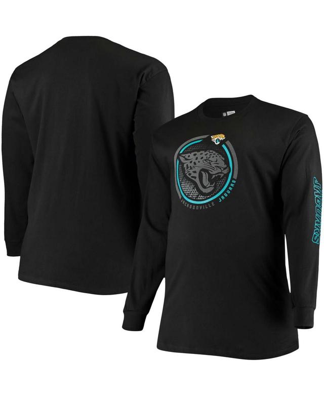 Mens Fanatics Branded Black Jacksonville Jaguars Big & Tall Color Pop Long Sleeve T-Shirt Product Image