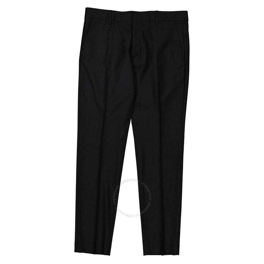 Ami Paris Men's Gris Chine Cigarette Pants In Black Product Image