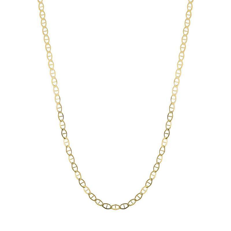 Sunkissed Sterling Mariner Chain Necklace, Womens, Gold Tone Product Image