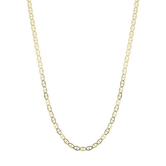 Sunkissed Sterling Mariner Chain Necklace, Womens, Gold Product Image