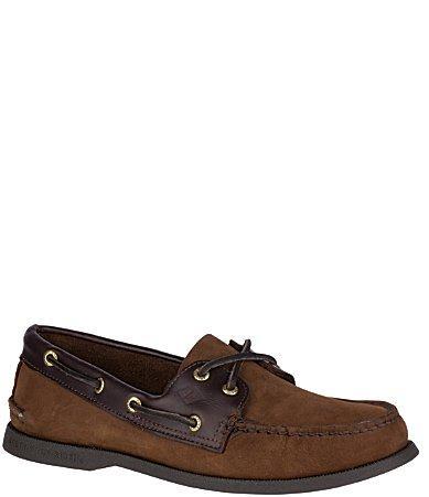 Sperry Mens Top-Sider Authentic Original 2-Eye Leather Boat Shoes Product Image