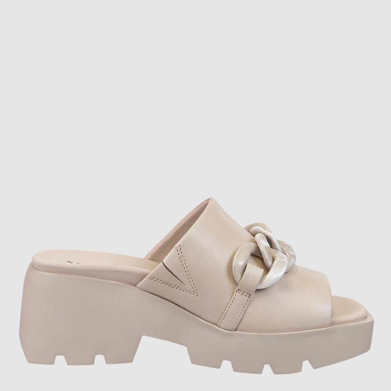 Naked Feet ISO Beige Platform Sandal Product Image