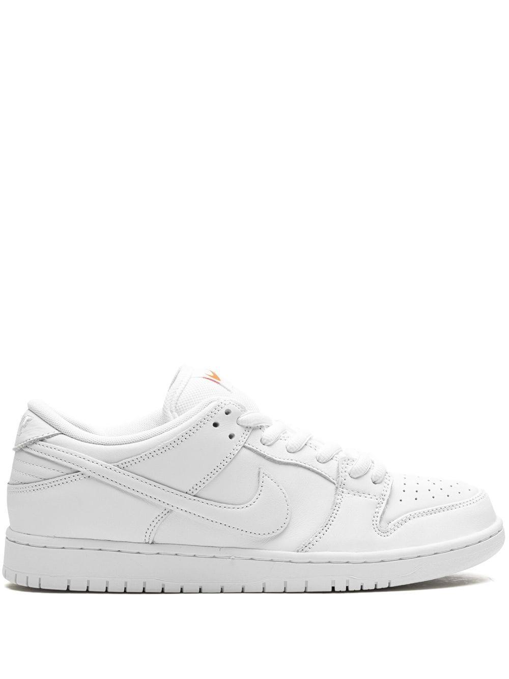 Sb Dunk Low Pro "triple White" Sneakers Product Image