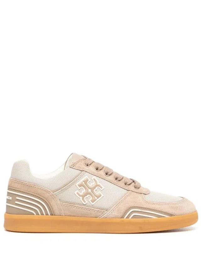 TORY BURCH Clover Court Sneakers Avola/warm Avola In Nude Product Image