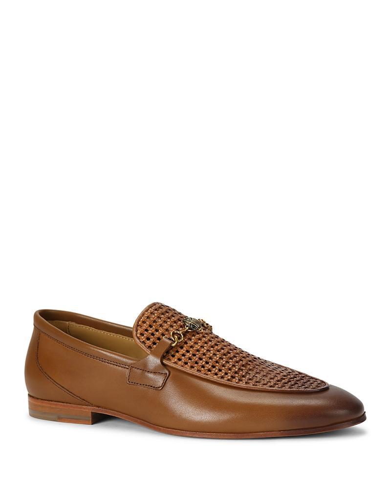 Kurt Geiger London Mens Ali Woven Leather Loafers Product Image