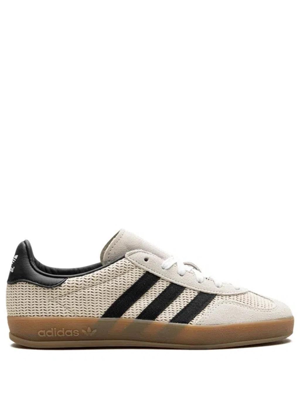 ADIDAS ORIGINALS Gazelle Indoor Sneakers In Ivory/cream Beige Product Image