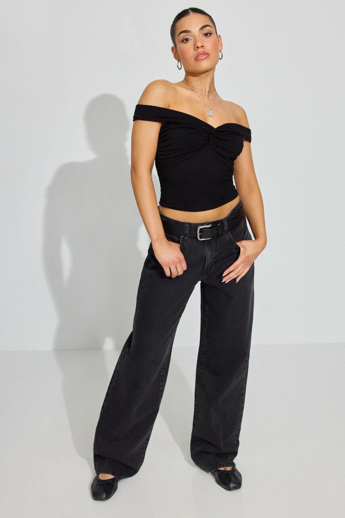 Twist Front Off Shoulder Top Product Image