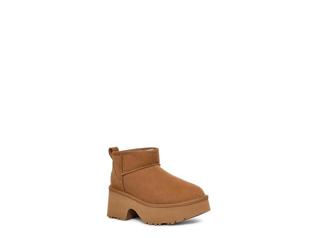 UGG Classic ultra Mini New Heights (Chestnut) Women's Boots Product Image