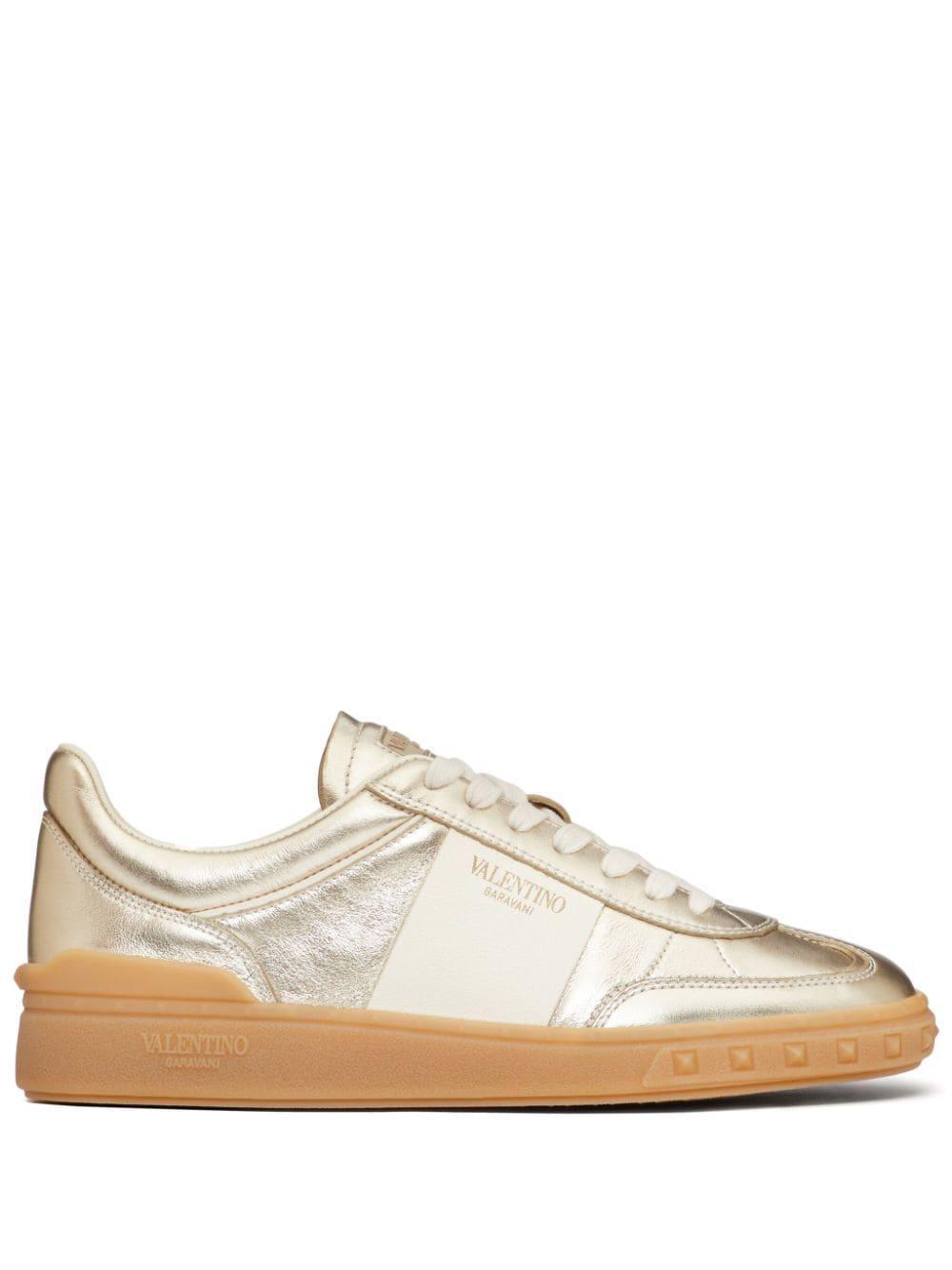 Upvillage Sneakers In Platinum,ivory,amber Product Image