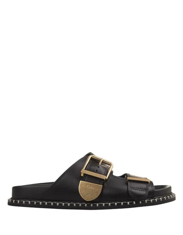 Black Rebecca Sandals Product Image