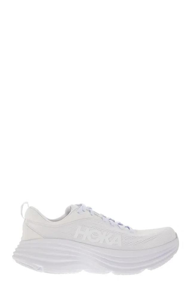 HOKA Bondi 8 Running Sneakers In White Product Image