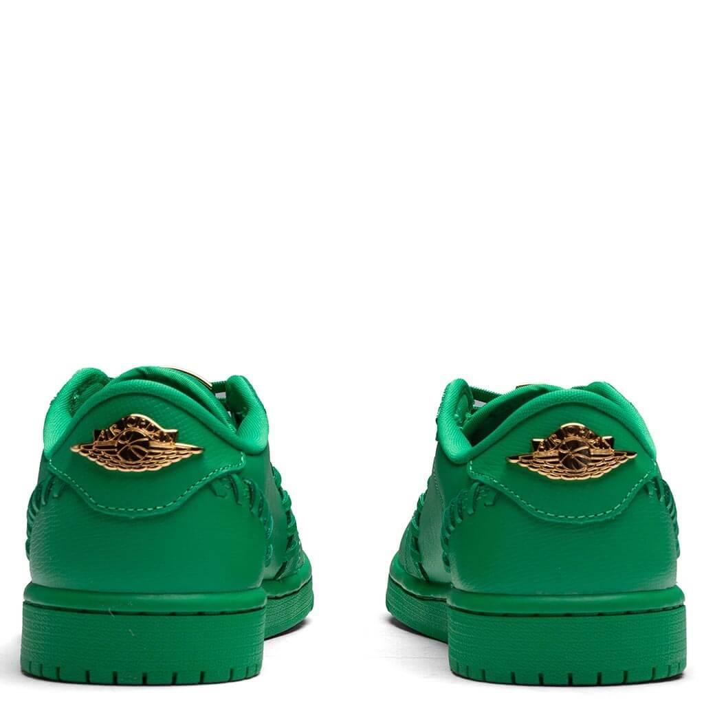 Women's 1 Low Method of Make - Lucky Green/Metallic Gold Female Product Image