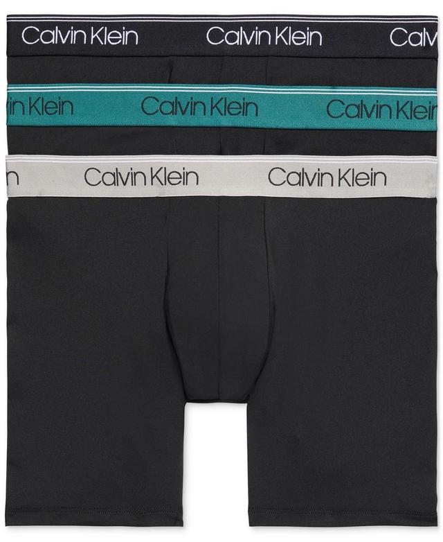 Calvin Klein 3-Pack Low Rise Microfiber Stretch Boxer Briefs Product Image