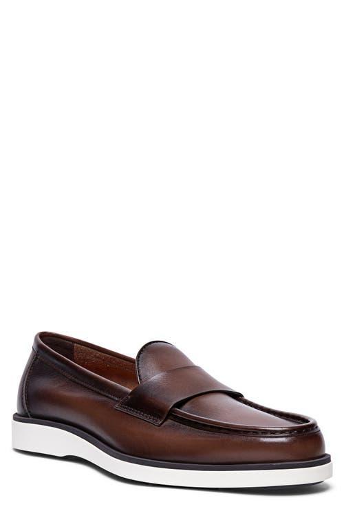 Mens Detroit Burnished Leather Loafers Product Image