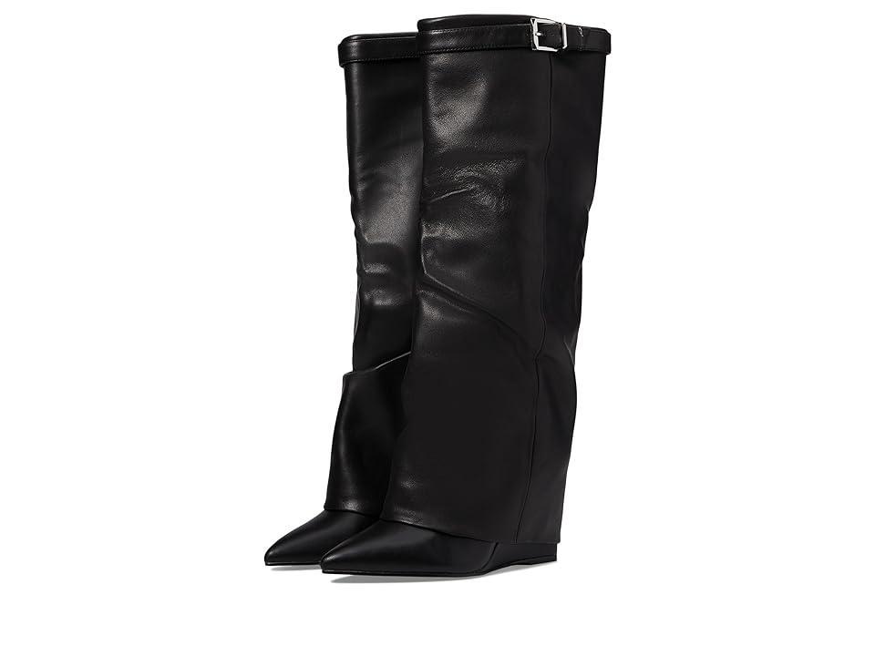 Steve Madden Corenne Foldover Shaft Pointed Toe Knee High Boot Product Image