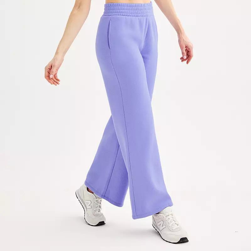 Womens Tek Gear Ultrasoft Fleece Wide-Leg Pants Product Image