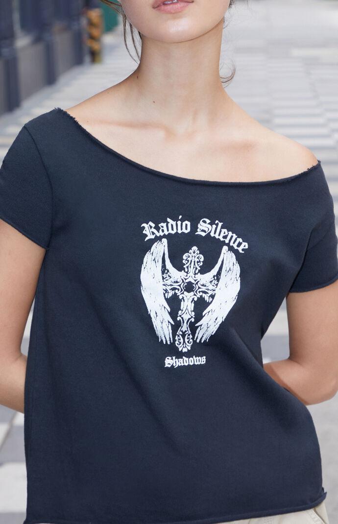 John Galt Women's Radio Silence Cutoff T-Shirt Product Image