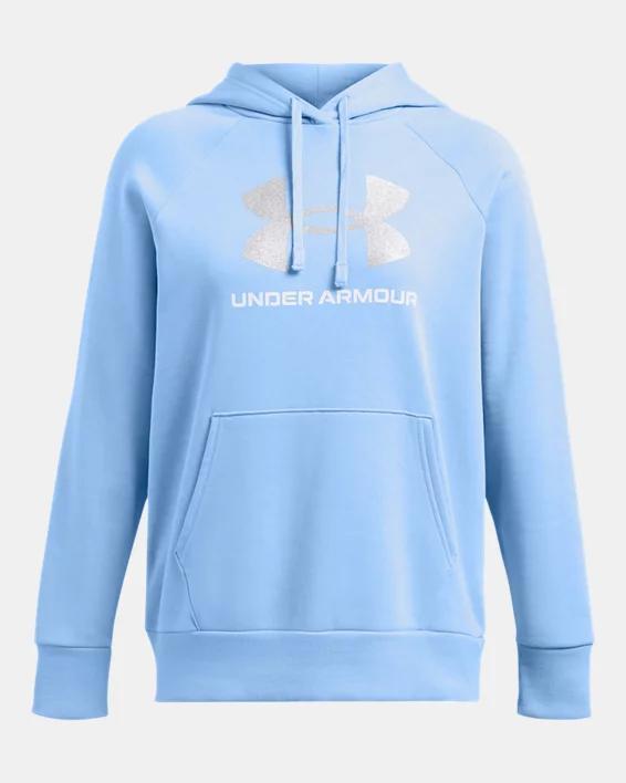 Womens UA Rival Fleece Glitter Big Logo Hoodie Product Image