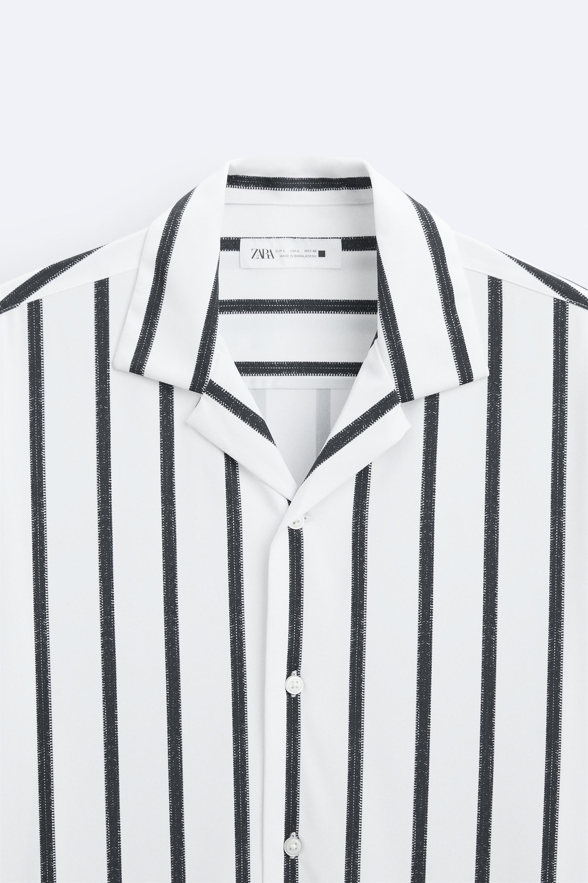 STRIPED STRETCH SHIRT Product Image