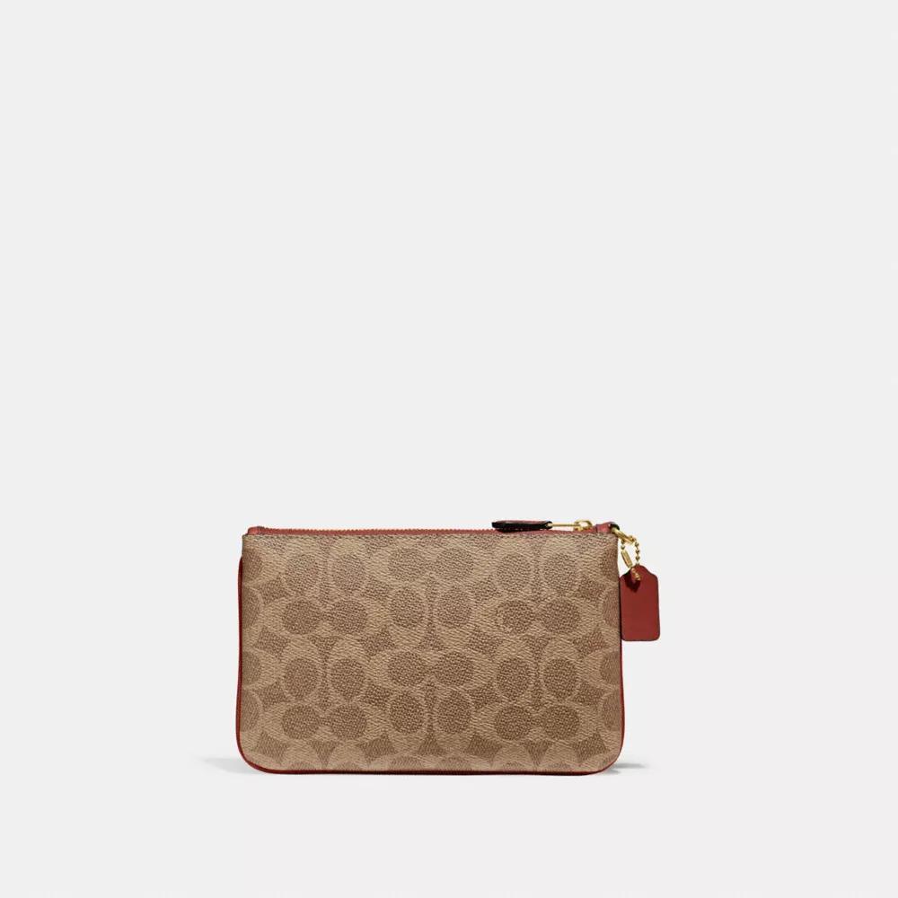 Small Wristlet In Signature Canvas Product Image