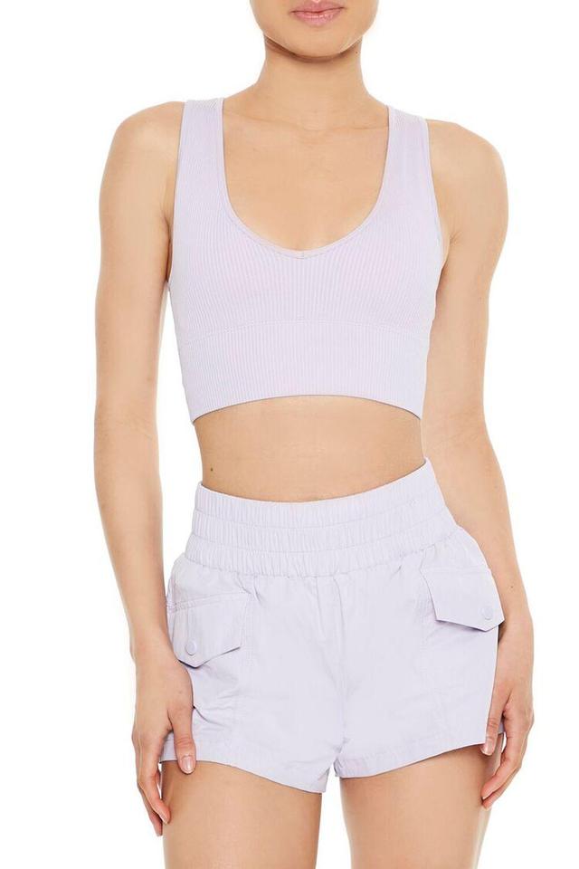 Seamless V-Neck Sports Bra | Forever 21 Product Image