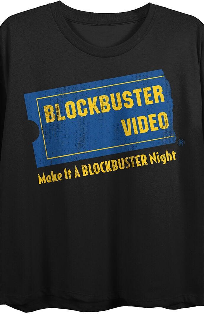 Women's Blockbuster Video Logo Cropped T-Shirt Product Image