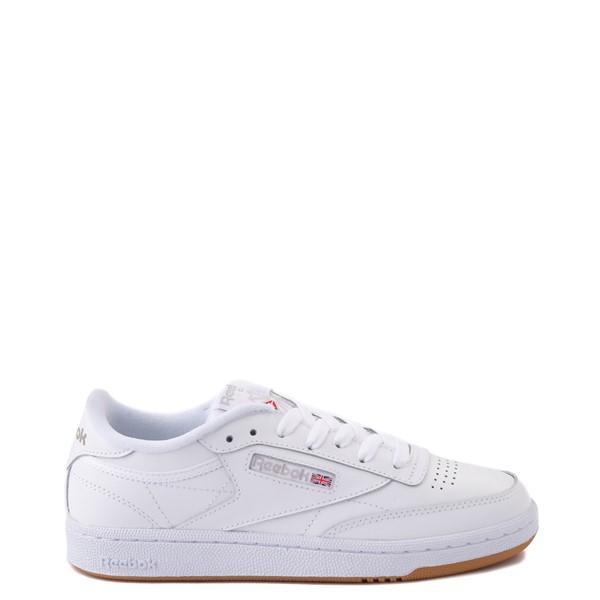 Womens Reebok Club C 85 Athletic Shoe - White / Gray / Gum Product Image