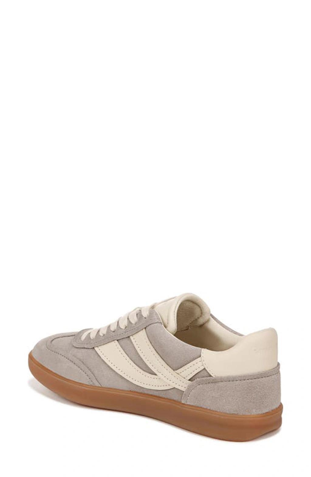 Oasis Mixed Leather Retro Sneakers In Hazelstone Product Image