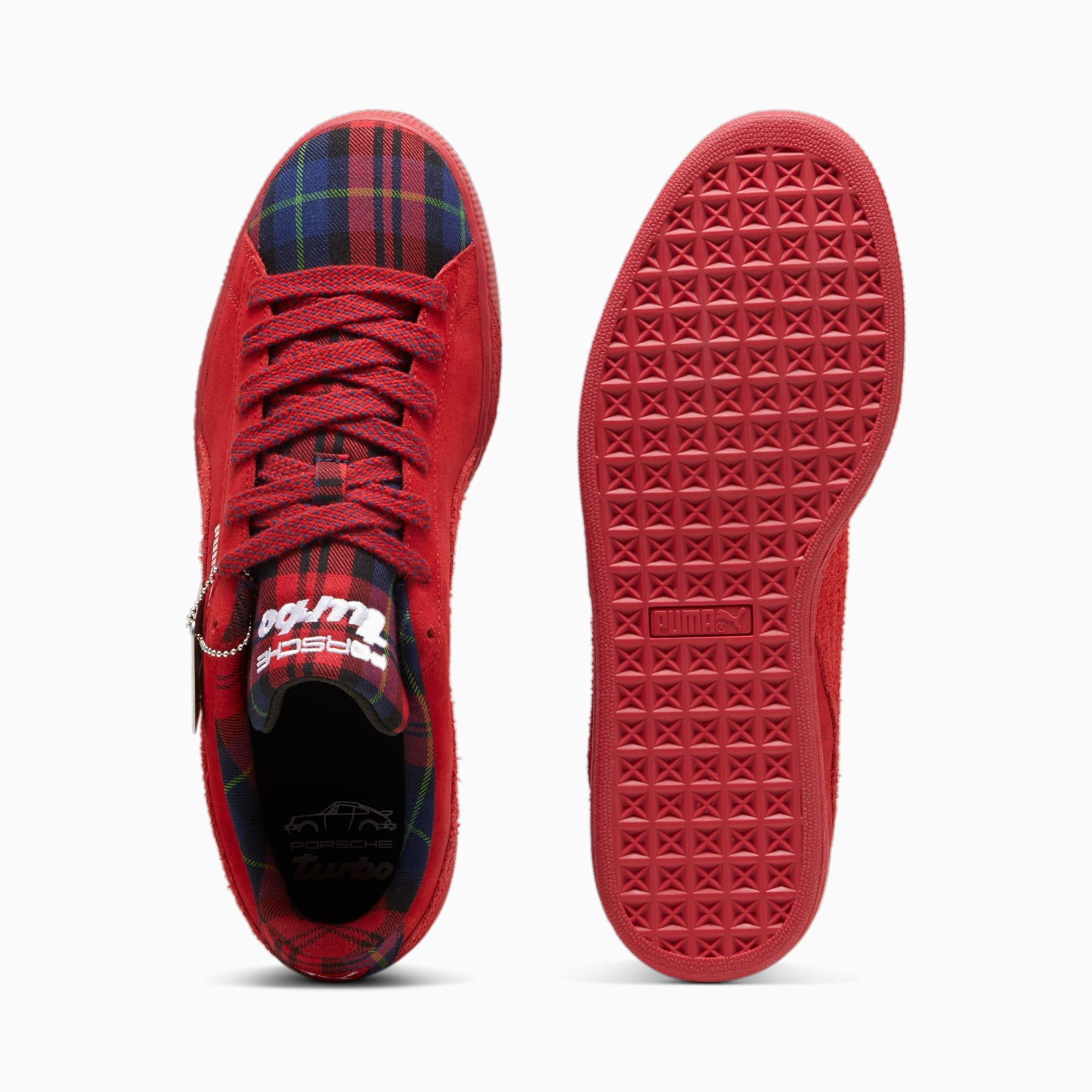 Porsche Legacy Suede Classic Tartan Sneakers Product Image