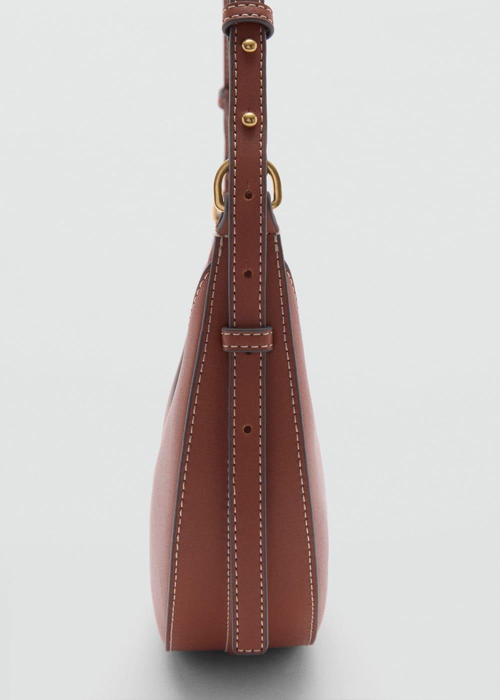 MANGO - Oval short handle bag - One size - Women Product Image