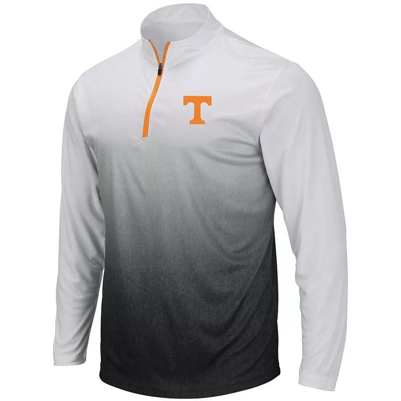 Mens Colosseum Gray Tennessee Volunteers Magic Team Logo Quarter-Zip Jacket Product Image