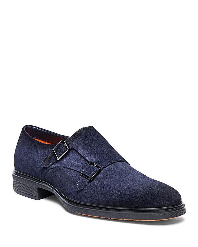 Mens Easy Suede Double-Monk Strap Loafers Product Image