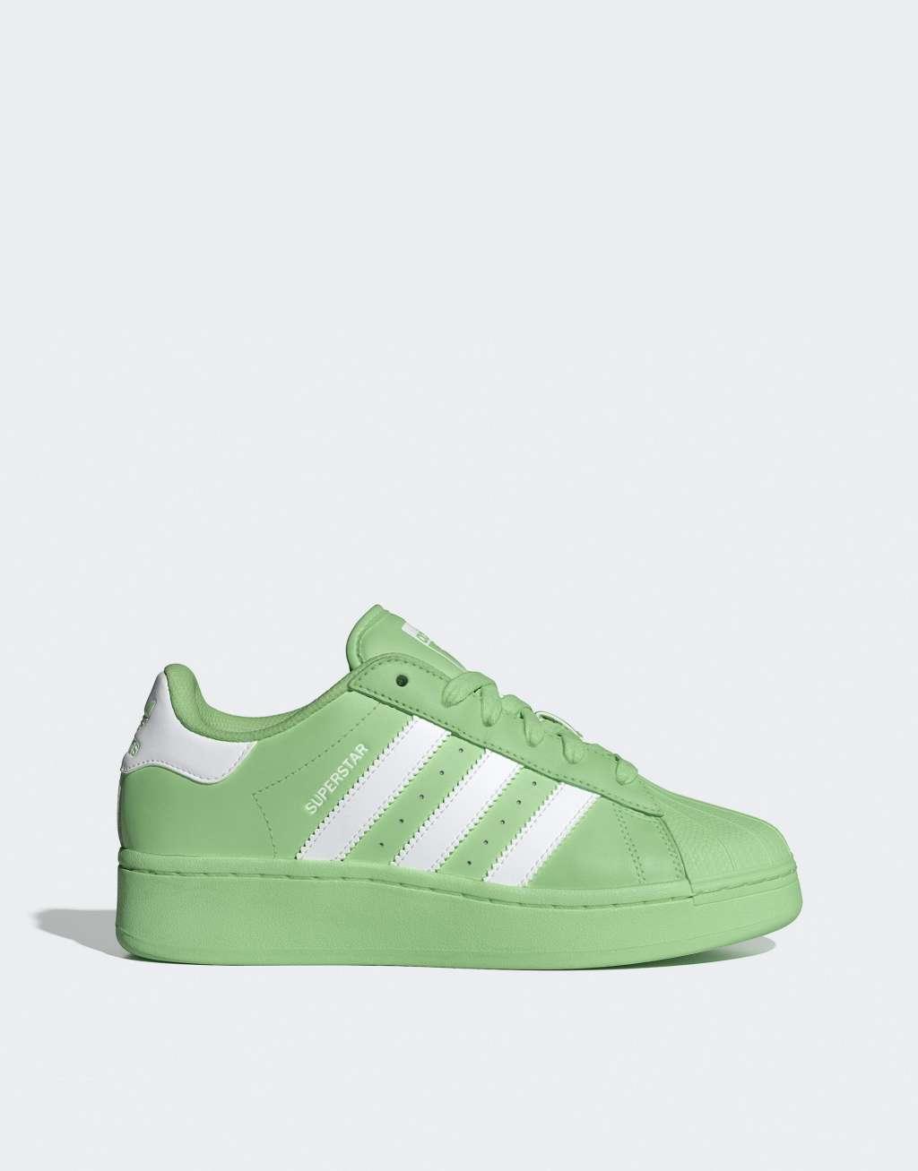 adidas Originals Superstar XLG sneakers in green Product Image